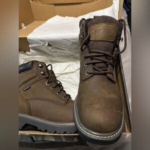 Wolverine Men's Dark Brown Leather Boots